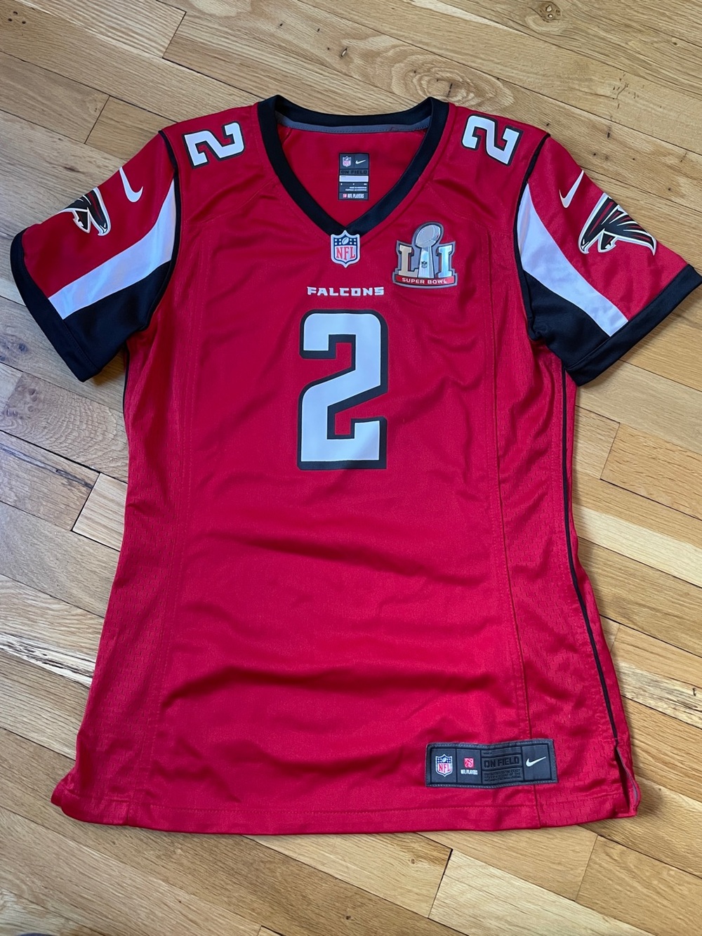 Official NFL Atlanta Falcons Super Bowl LI Game Jersey #2 Matt Ryan